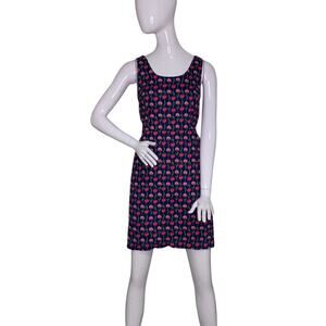 J. Crew Dress Floral Print Sleeveless Hidden Zipper on Back Full Lining Size 6
